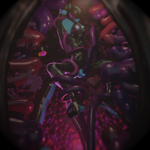 Trapped in the Rubber Entity Animation,  Higher Rez and VR version